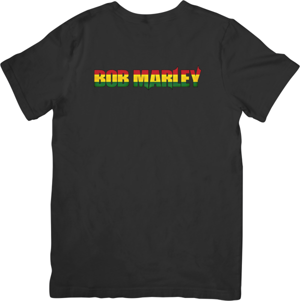 Bob Marley 12 Music Unisex Fit for Men & Women Quality Cotton T-Shirt Black