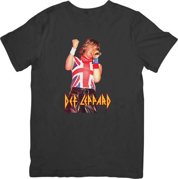 Def Leppard 12 Music Unisex Fit for Men & Women Quality Cotton T-Shirt Black