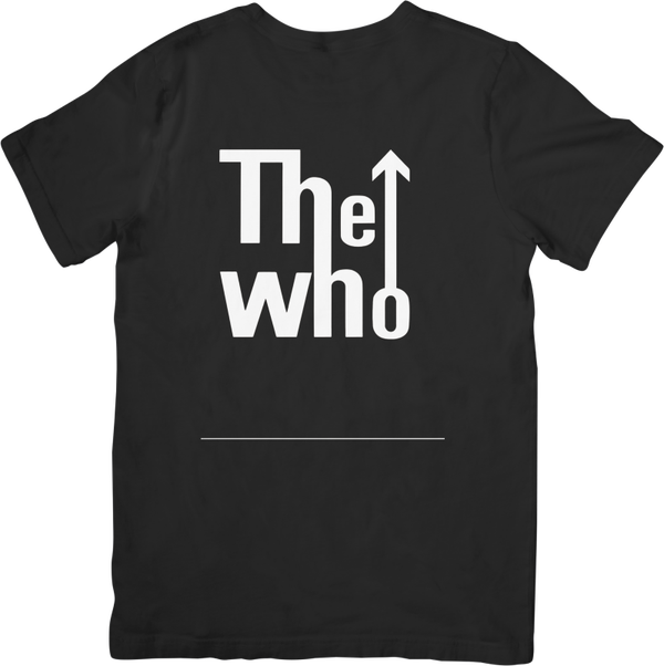 The Who 12  Music Unisex Fit for Men & Women Quality Cotton T-Shirt Black