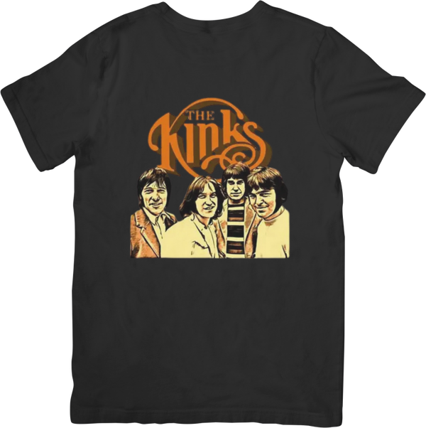 The Kinks 12 Music Unisex Fit for Men & Women Quality Cotton T-Shirt Black