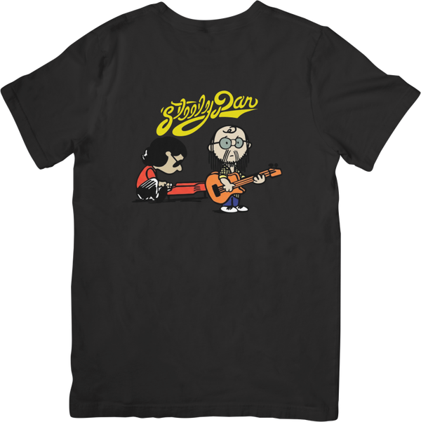 Steely Dan 12 Music Unisex Fit for Men & Women Quality Cotton T-Shirt Black