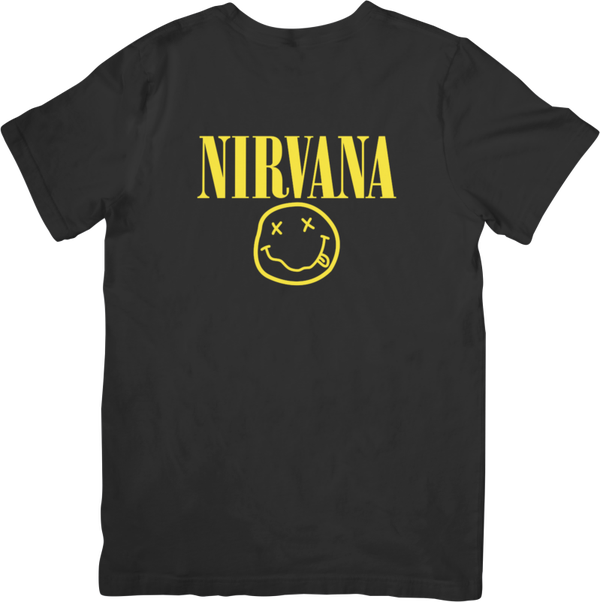 Nirvana 12 Music Unisex Fit for Men & Women Quality Cotton T-Shirt Black