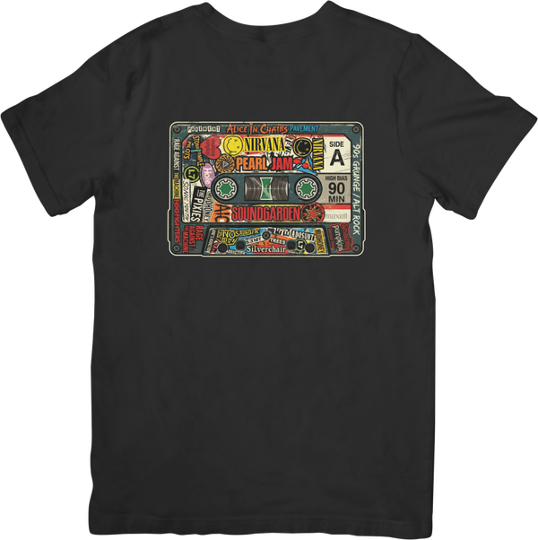 Rock Legends 12 Music Unisex Fit for Men & Women Quality Cotton T-Shirt Black