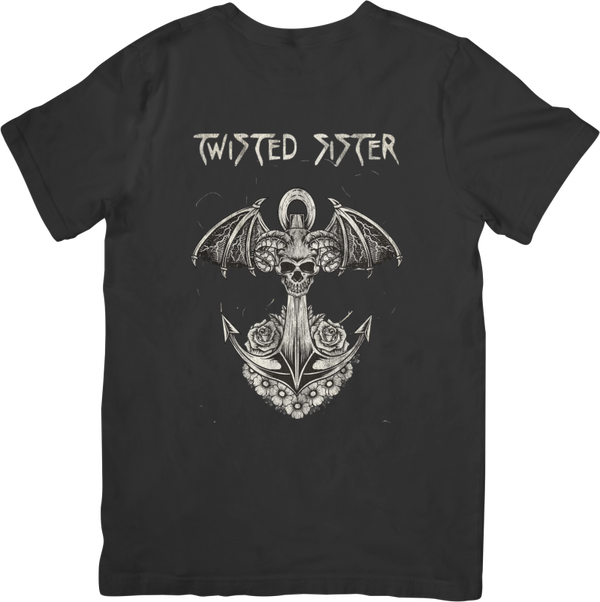 Twisted Sister 12 Music Unisex Fit for Men & Women Quality Cotton T-Shirt Black