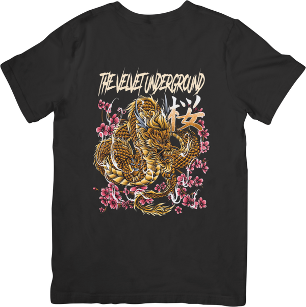 The Velvet Underground 12 Music Unisex Fit for Men & Women Quality Cotton T-Shirt Black