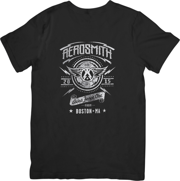 Aerosmith 12 Music Unisex Fit for Men & Women Quality Cotton T-Shirt Black