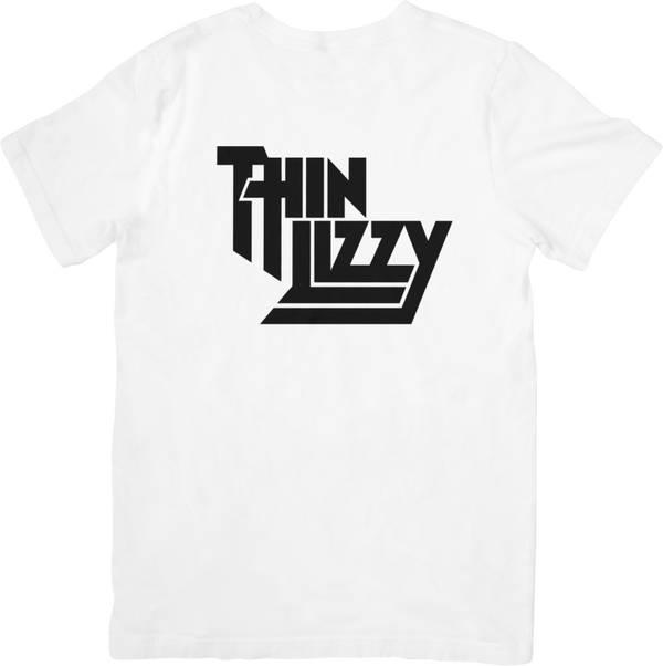 Thin Lizzy 12 Music Unisex Fit for Men & Women Quality Cotton T-Shirt Black