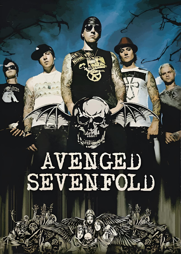 Avenged Sevenfold 2 Music Print  Concert Wall Art Memorabilia gift A5,A4,A3