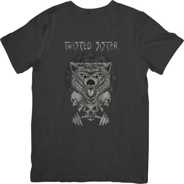 Twisted Sister 13 Music Unisex Fit for Men & Women Quality Cotton T-Shirt Black