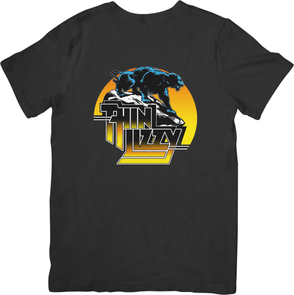 Thin Lizzy 13 Music Unisex Fit for Men & Women Quality Cotton T-Shirt Black