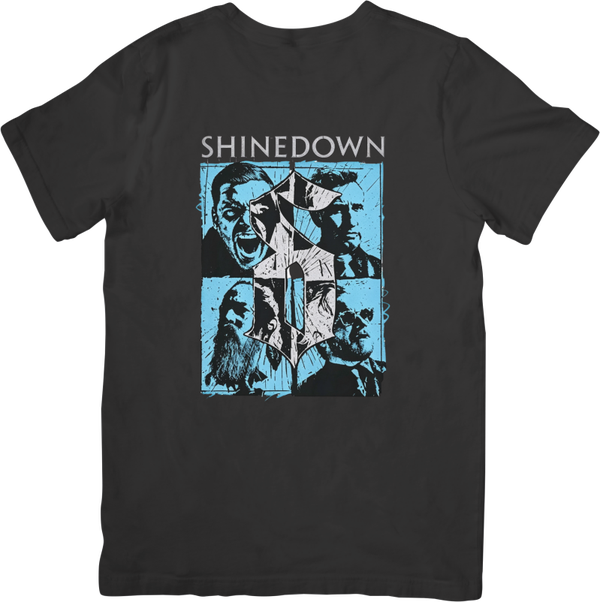 Shinedown 13 Music Unisex Fit for Men & Women Quality Cotton T-Shirt Black