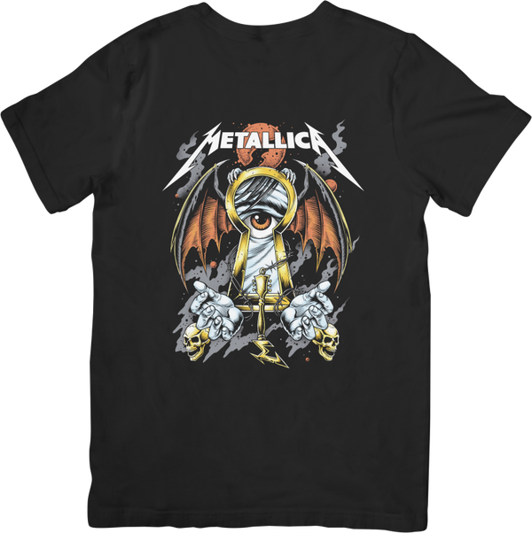 Metallica 13 Music Unisex Fit for Men & Women Quality Cotton T-Shirt Blac