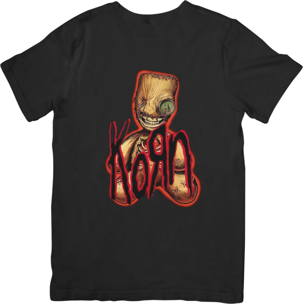Korn 13 Music Unisex Fit for Men & Women Quality Cotton T-Shirt Black