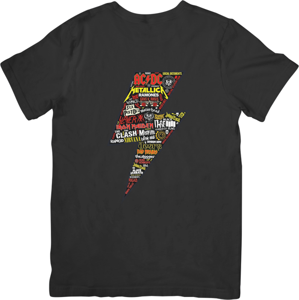 Rock Legends 13 Music Unisex Fit for Men & Women Quality Cotton T-Shirt Black