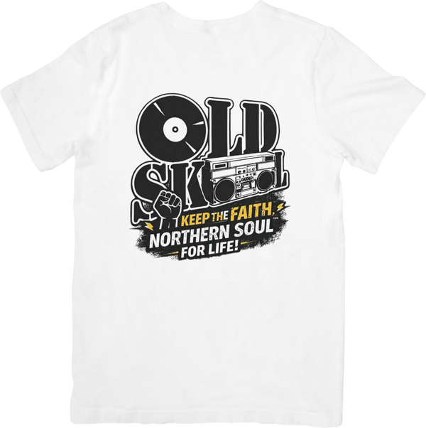 Motown/Soul 13 Music Unisex Fit for Men & Women Quality Cotton T-Shirt Black