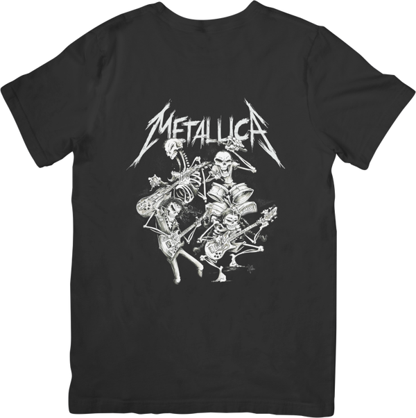 Metallica 14 Music Unisex Fit for Men & Women Quality Cotton T-Shirt Blac