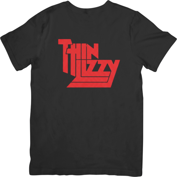Thin Lizzy 14 Music Unisex Fit for Men & Women Quality Cotton T-Shirt Black
