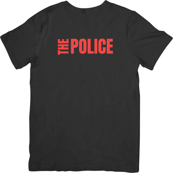 The Police 14 Music Unisex Fit for Men & Women Quality Cotton T-Shirt Black