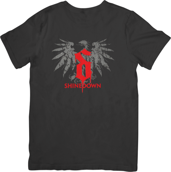 Shinedown 15 Music Unisex Fit for Men & Women Quality Cotton T-Shirt Black