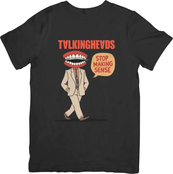 Talking Heads 15 Music Unisex Fit for Men & Women Quality Cotton T-Shirt Black