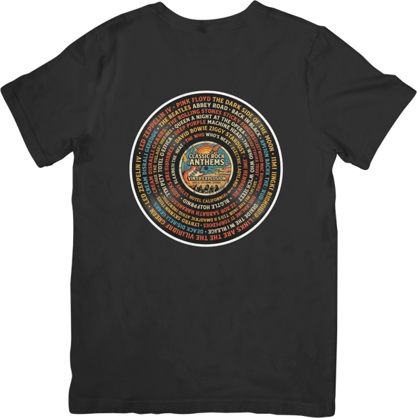 Rock Legends 16 Music Unisex Fit for Men & Women Quality Cotton T-Shirt Black