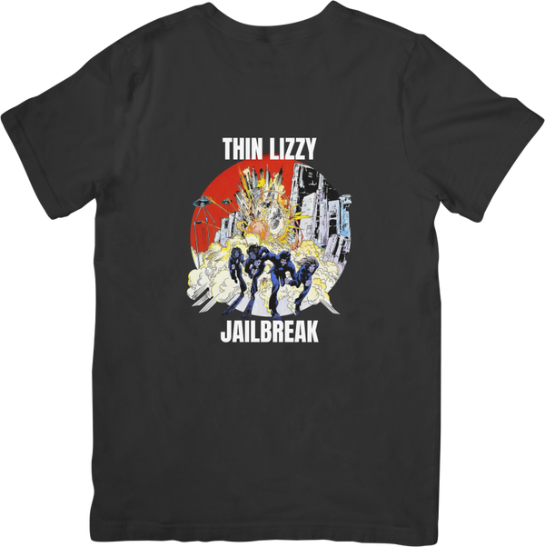 Thin Lizzy 16 Music Unisex Fit for Men & Women Quality Cotton T-Shirt Black
