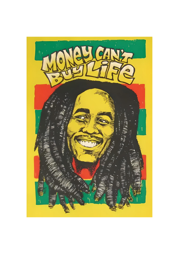 Bob Marley 16 Music Print  Concert Wall Art Memorabilia gift A5,A4,A3