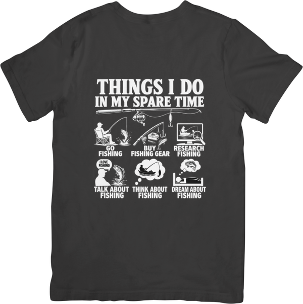 Fun/Humour 171 Fishing things i do in my spare time. Quality Cotton T-Shirt
