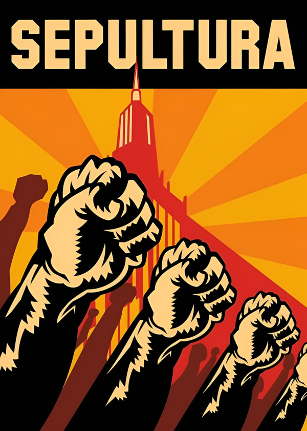 Sepultura 018 Music Print  Concert Wall Art Memorabilia gift A5,A4,A3