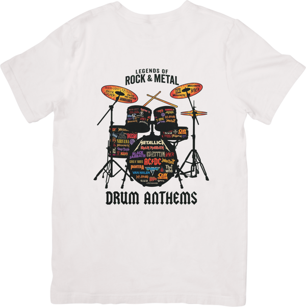 Rock Legends 18 Music Unisex Fit for Men & Women Quality Cotton T-Shirt Black