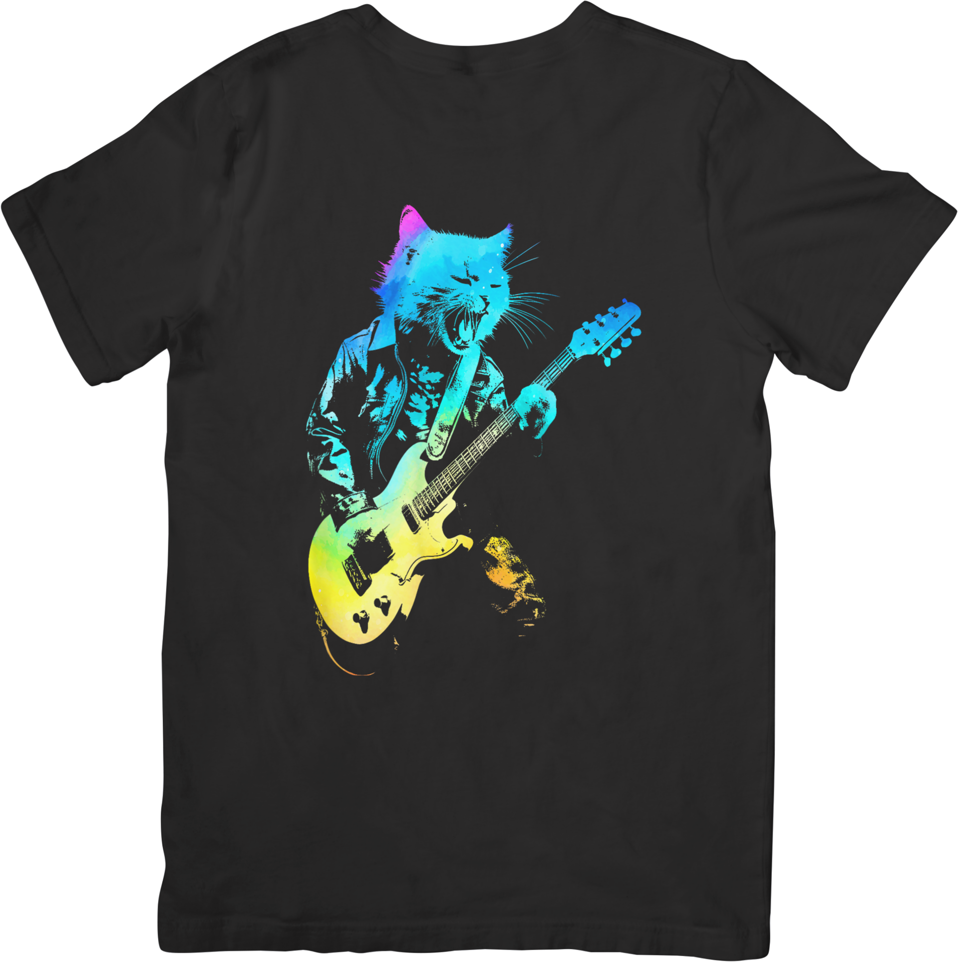 Rock n Roll 19 Music Unisex Fit for Men & Women Quality Cotton T-Shirt Black