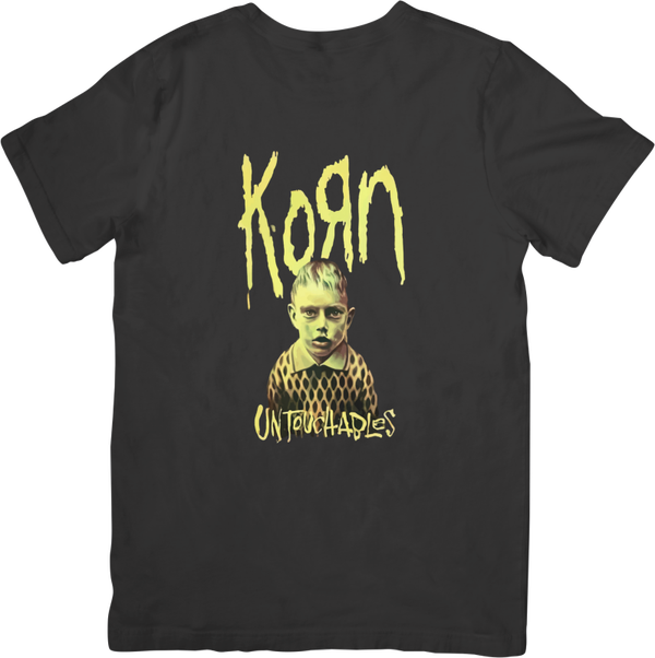 Korn 19 Music Unisex Fit for Men & Women Quality Cotton T-Shirt Black