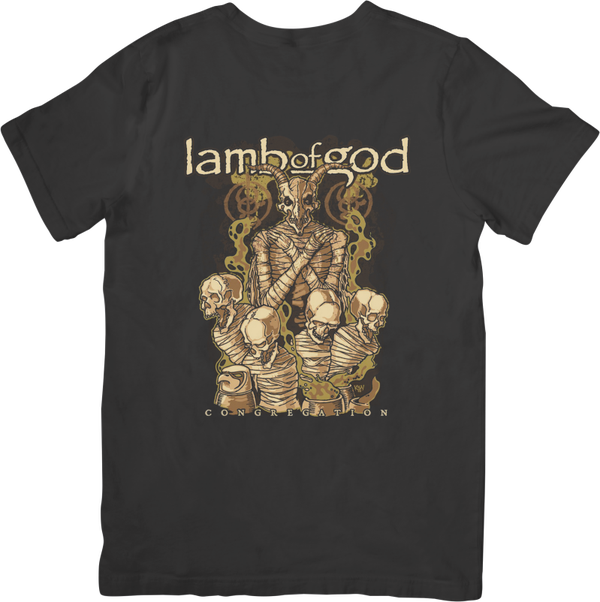 Lamb Of God 2  Music Unisex Fit for Men & Women Quality Cotton T-Shirt Black