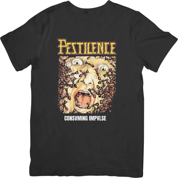 Pestilence 2 Music Unisex Fit for Men & Women Quality Cotton T-Shirt Black
