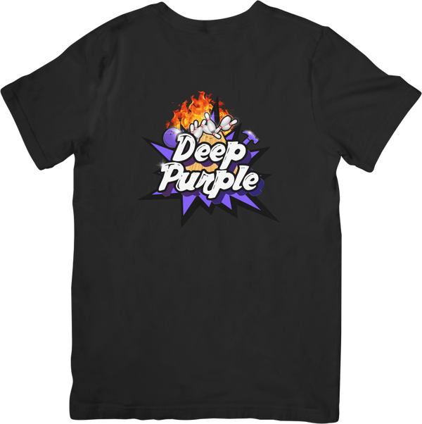 Deep Purple 2 Music Unisex Fit for Men & Women Quality Cotton T-Shirt Black