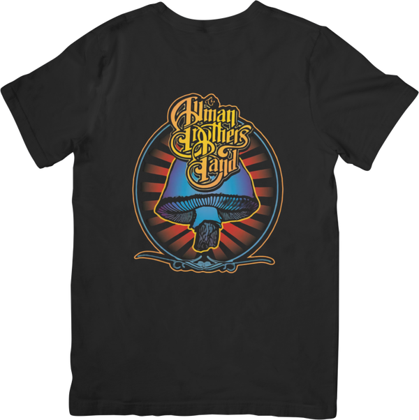Allman Brothers Band 2 Music Unisex Fit for Men & Women Quality Cotton T-Shirt Black