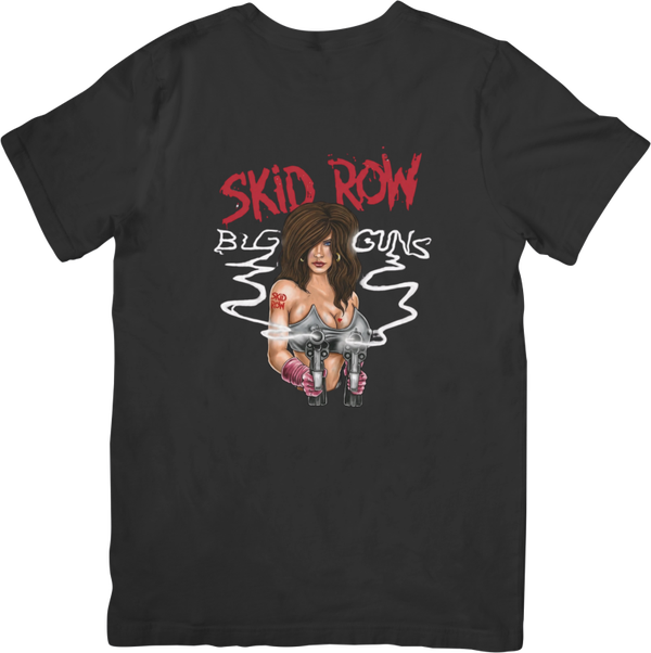 Skid Row 2 Music Unisex Fit for Men & Women Quality Cotton T-Shirt Black