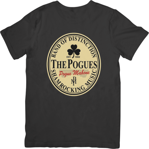 The Pogues 2 Music Unisex Fit for Men & Women Quality Cotton T-Shirt Black