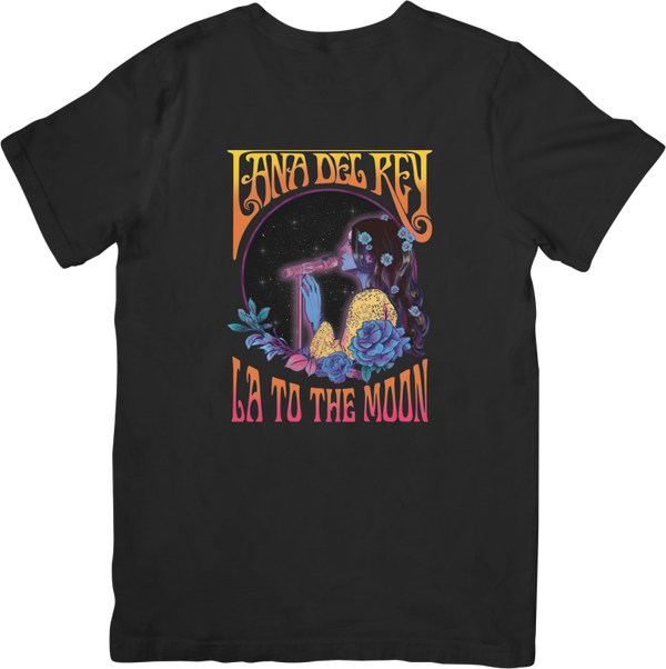 Lana Del Ray 1 Music Unisex Fit for Men & Women Quality Cotton T-Shirt Black