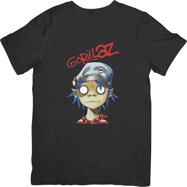 Gorillaz 2 Music Unisex Fit for Men & Women Quality Cotton T-Shirt Black
