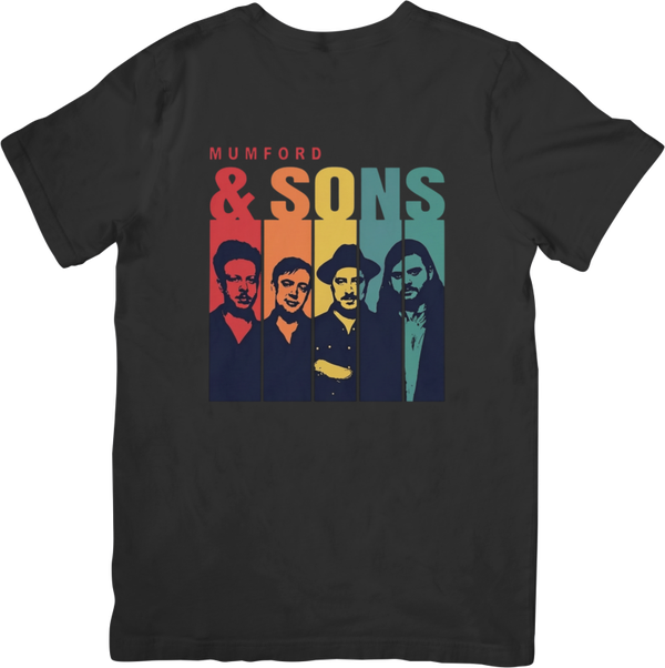Mudford&Sons 2 Music Unisex Fit for Men & Women Quality Cotton T-Shirt Black
