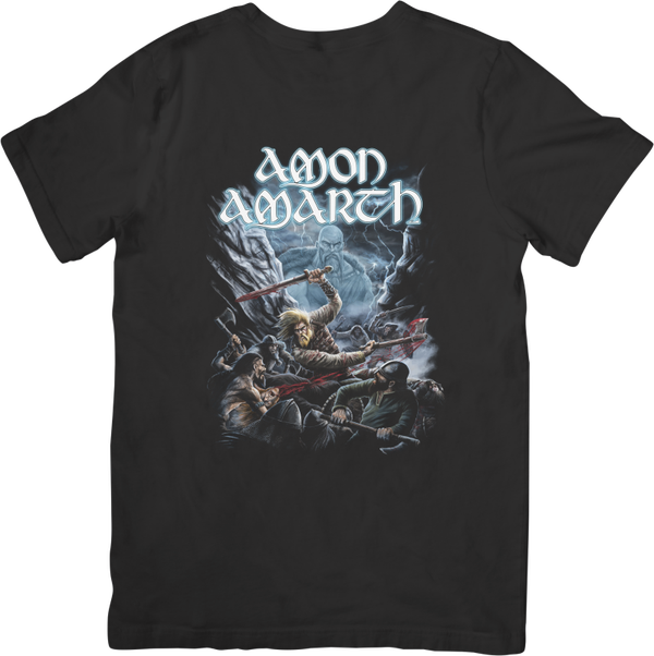 Amon Amarth 2 Music Unisex Fit for Men & Women Quality Cotton T-Shirt Black