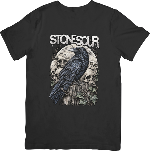 Stone sour 2 Music Unisex Fit for Men & Women Quality Cotton T-Shirt Black