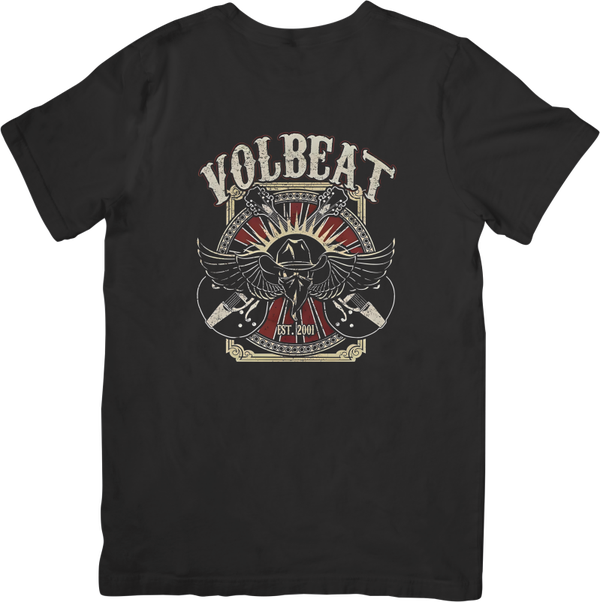 Volbeat 2 Music Unisex Fit for Men & Women Quality Cotton T-Shirt Black