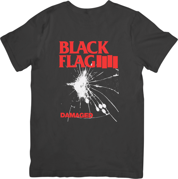 Black Flag 2 Music Unisex Fit for Men & Women Quality Cotton T-Shirt Black