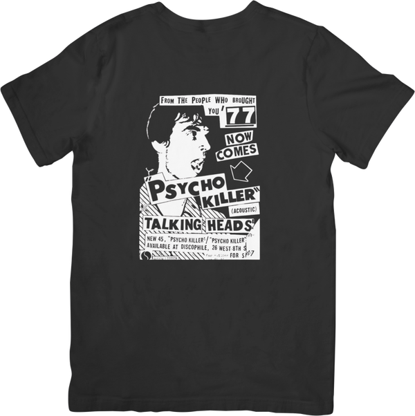 Talking Heads 2 Music Unisex Fit for Men & Women Quality Cotton T-Shirt Black