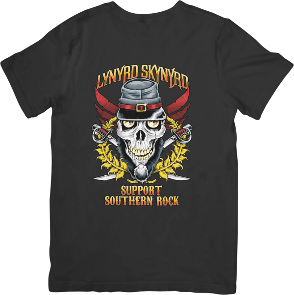 Lynyrd Skynyrd 2 Music Unisex Fit for Men & Women Quality Cotton T-Shirt Black