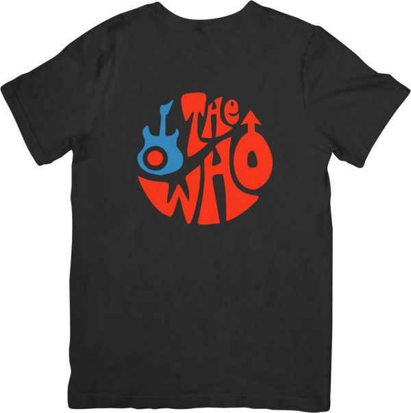 The Who 2 Music Unisex Fit for Men & Women Quality Cotton T-Shirt Black