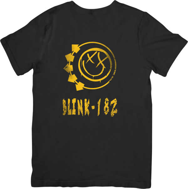 Blink 182 2 Music Unisex Fit for Men & Women Quality Cotton T-Shirt Black