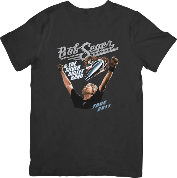 Bob Seger 2 Music Unisex Fit for Men & Women Quality Cotton T-Shirt Black